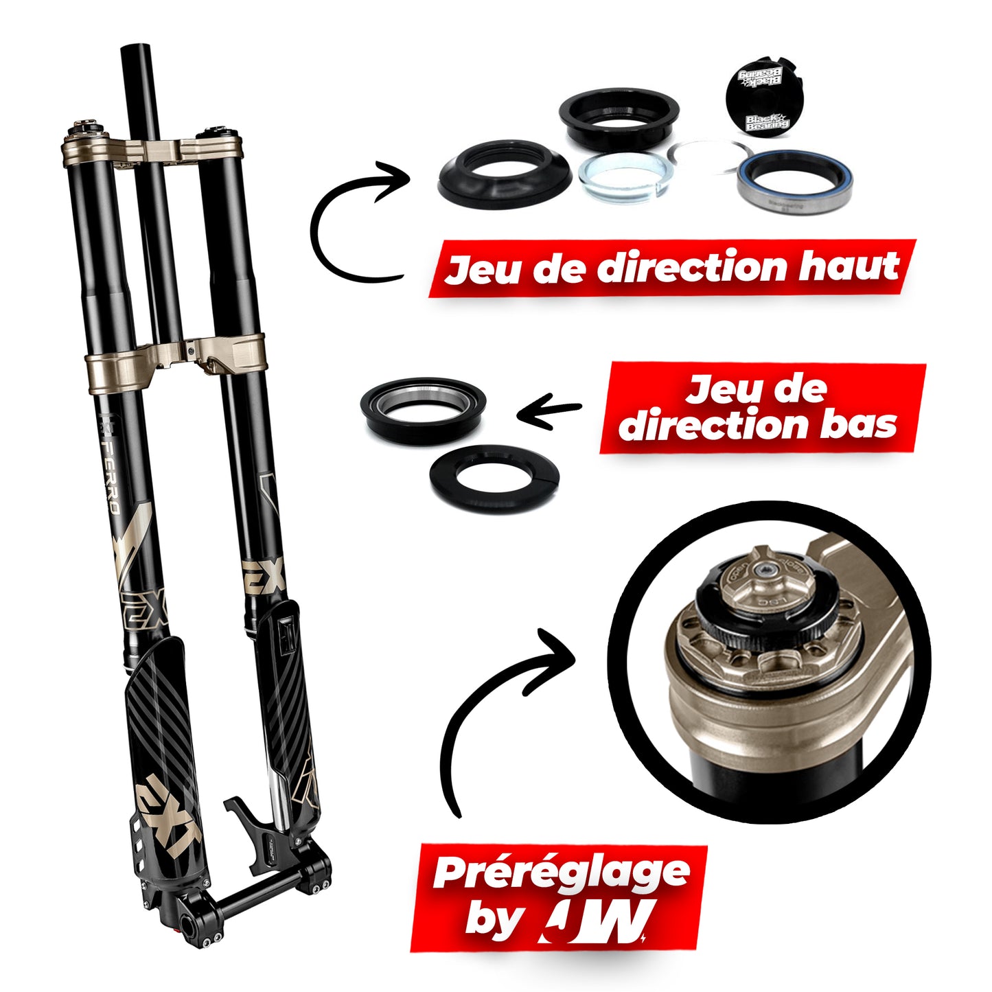 Kit Prêt à Rouler Fourche EXT FERRO