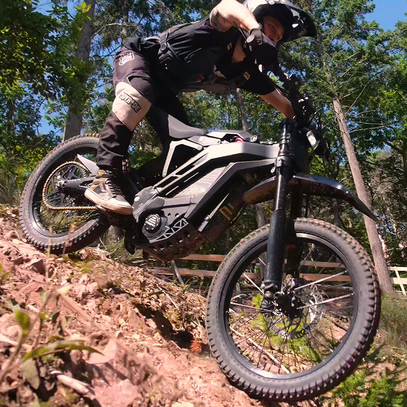 Pneu Trial ERide Pro 18" (3.00-18) Homologué Route / Pneu + Chambre + Fond de Jante