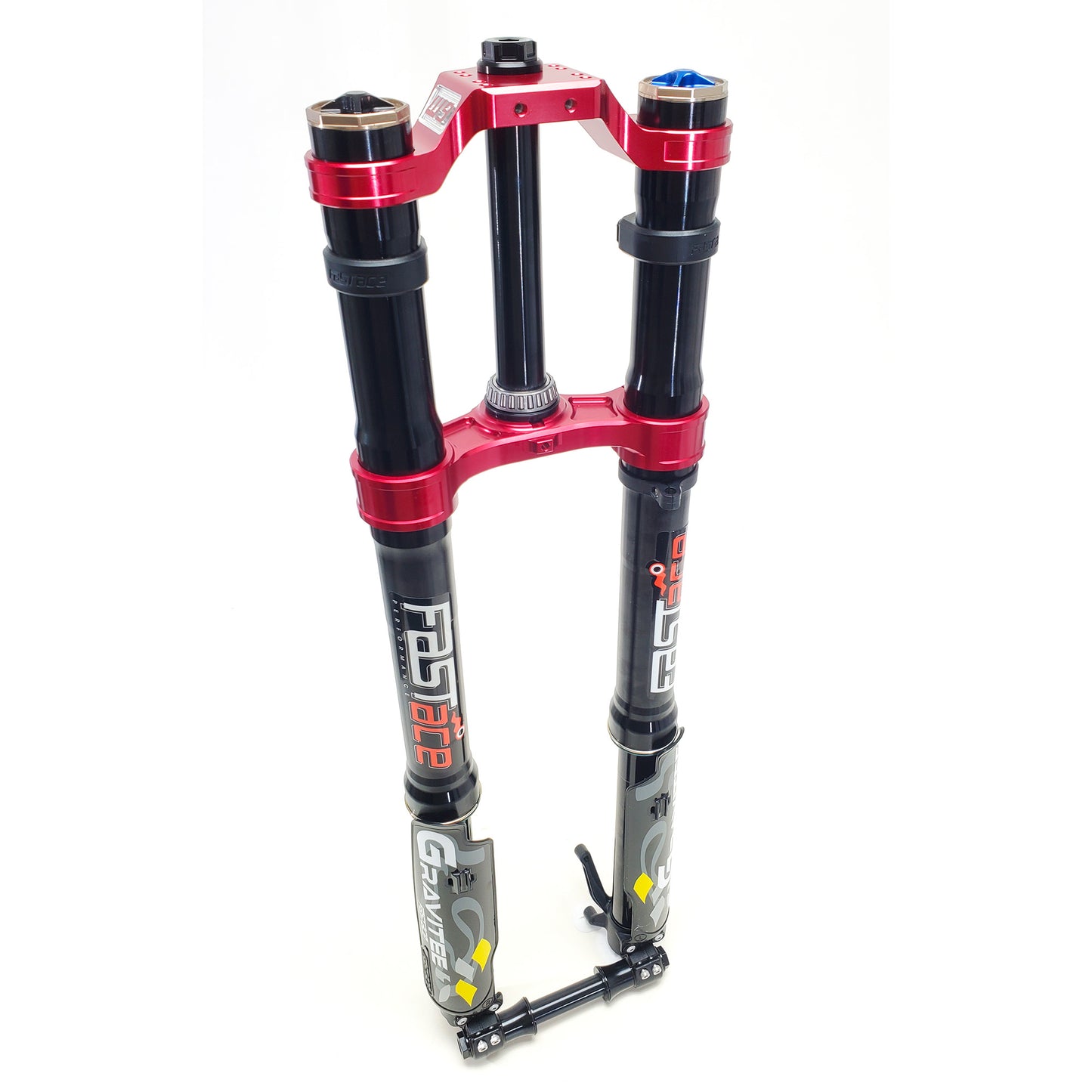 Kit Complet Fourche FastAce Gravitee Préparée Warp 9 & Tés Drop Crown / E-Moto