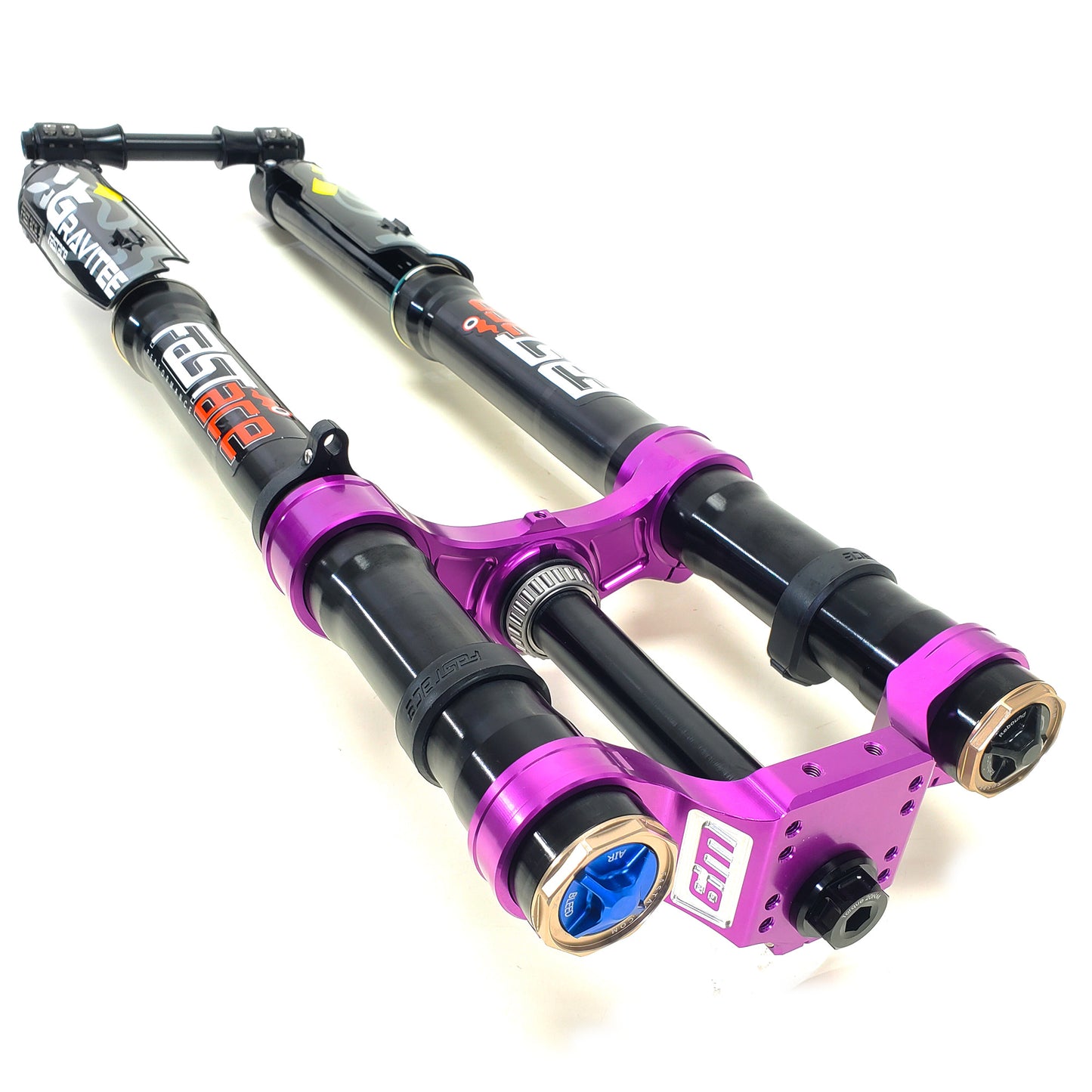 Kit Complet Fourche FastAce Gravitee Préparée Warp 9 & Tés Drop Crown / E-Moto