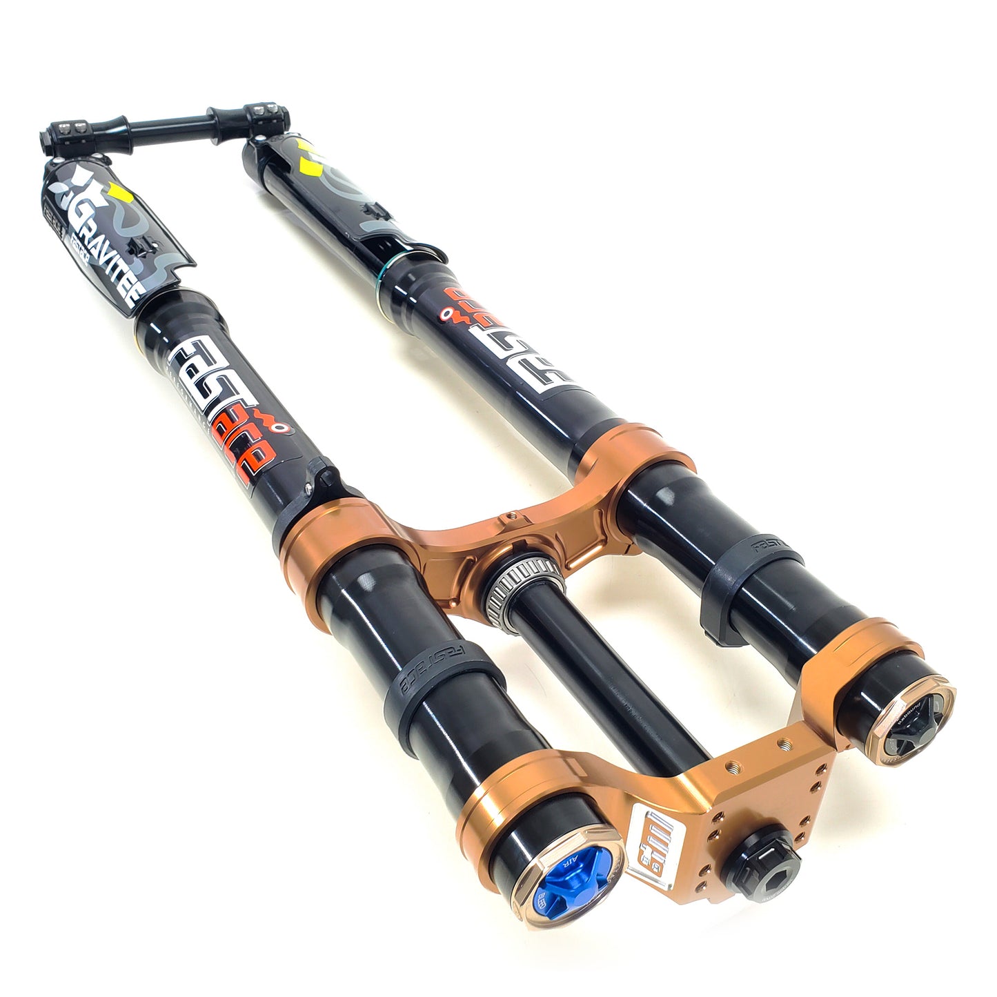 Kit Complet Fourche FastAce Gravitee Préparée Warp 9 & Tés Drop Crown / E-Moto