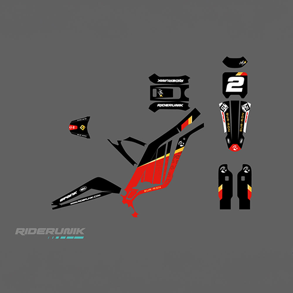 WORKS RED / SUR-RON Light Bee / TALARIA Sting Deco Kit