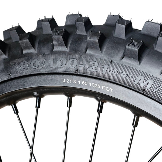 Roue Avant 21" Complète (Pneu Kenda Monté) – Upgrade Enduro Ultra Bee