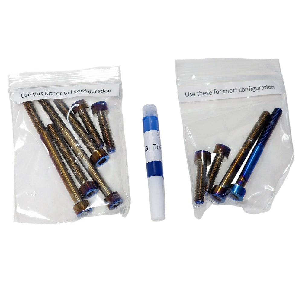 WARP 9 / E-Moto Titanium Stem Hardware Kit