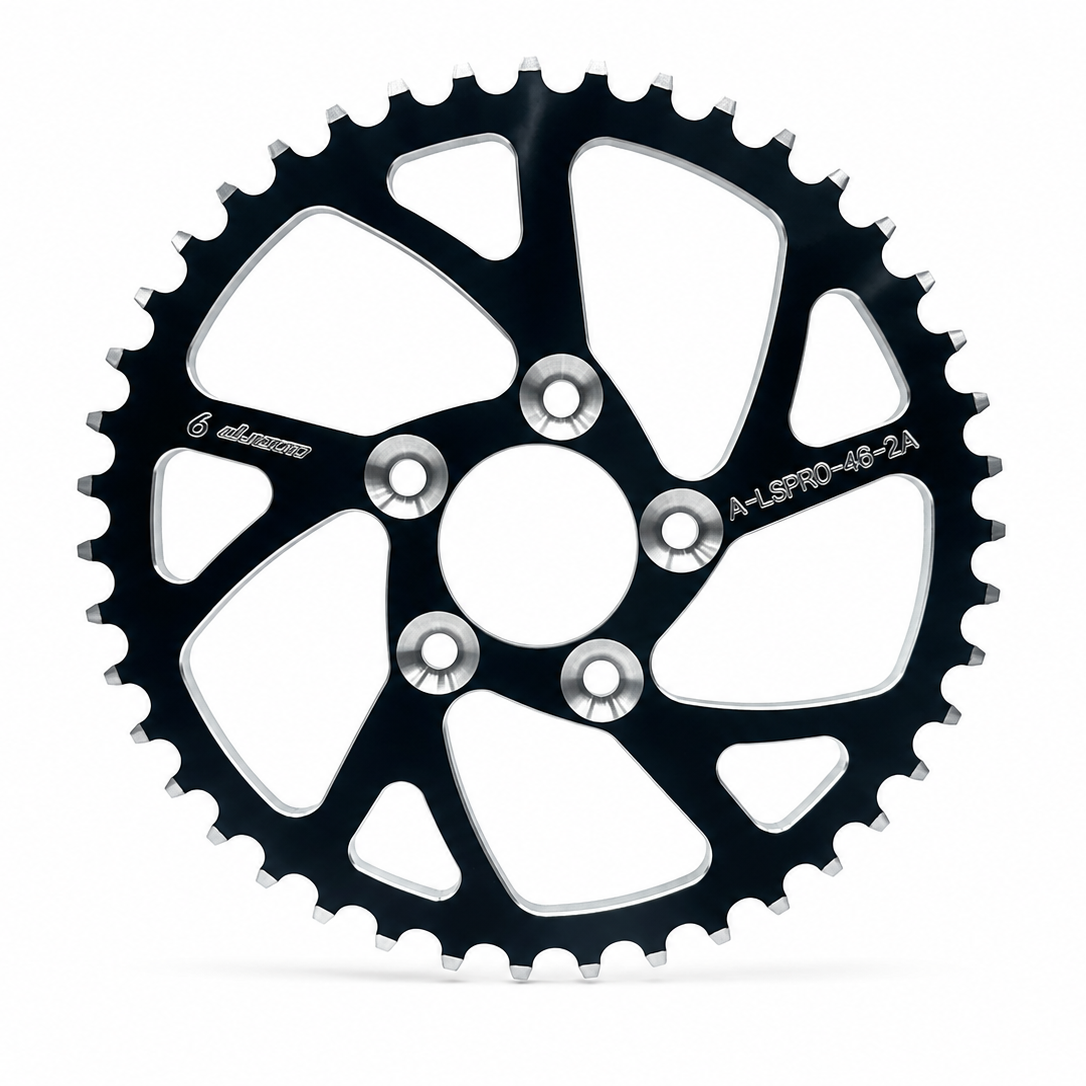 Couronne Warp 9 noire 48 dents Arctic Leopard