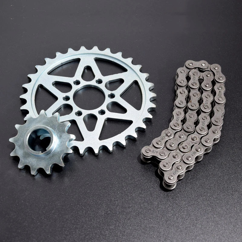 DID 420 Drive Chain – 140 Links, No-Ring, B-Links Included – Transmission Chain