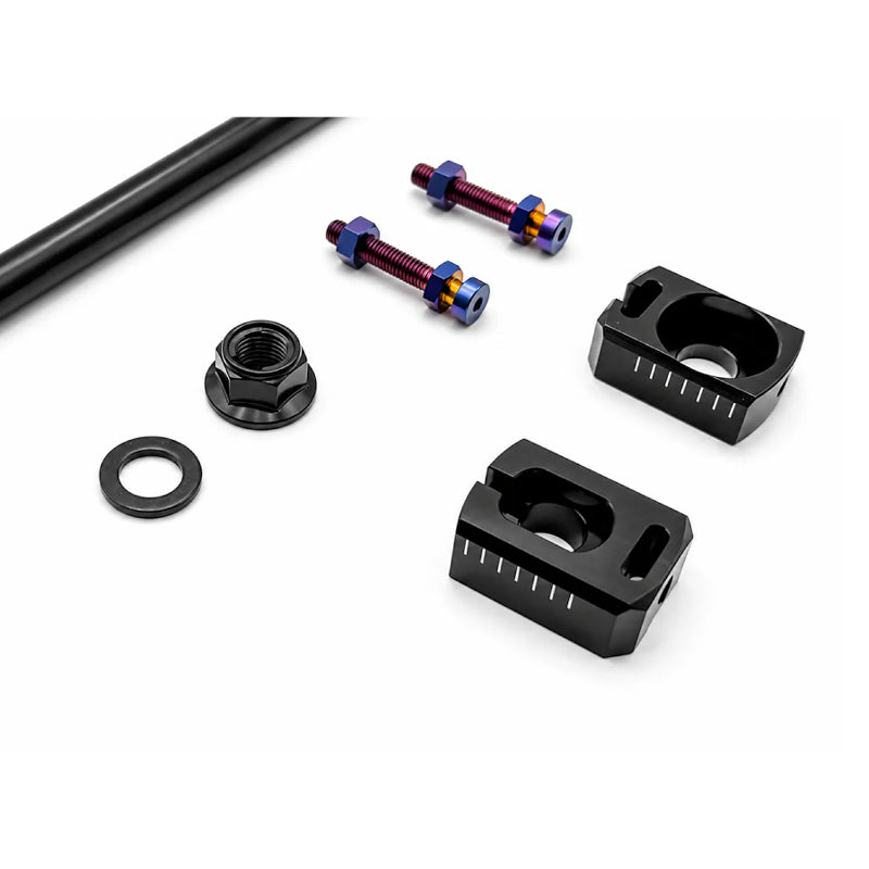 Kit Axe de Roue Arrière & Tendeurs Warp 9 (12mm) / E-Ride Pro SR & SS 3.0