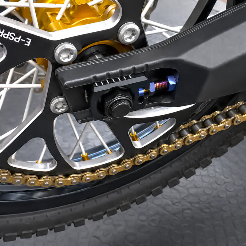 Kit Axe de Roue Arrière & Tendeurs Warp 9 (12mm) / E-Ride Pro SR & SS 3.0