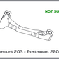 Adaptateur de disque 203mm vers 220mm Avant HOPE / E-Moto