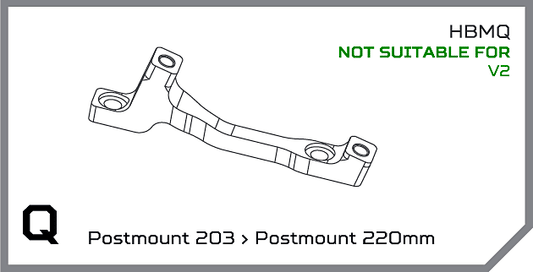 Disc adapter 203mm to 220mm Front HOPE / E-Moto