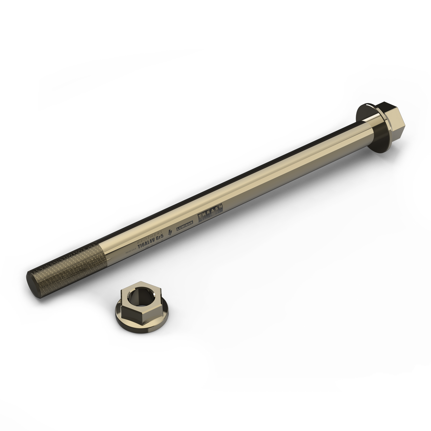 Axe de Roue Arrière Titane Grade 5 IZI Brothers / Sur-Ron Light Bee