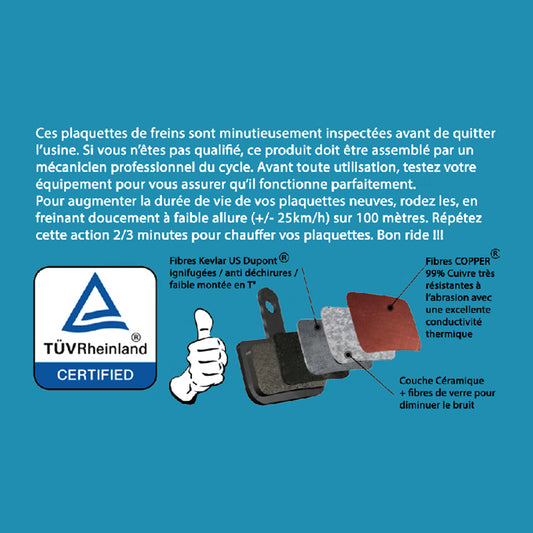 BST brake pads - Original brake / Shimano / TRP