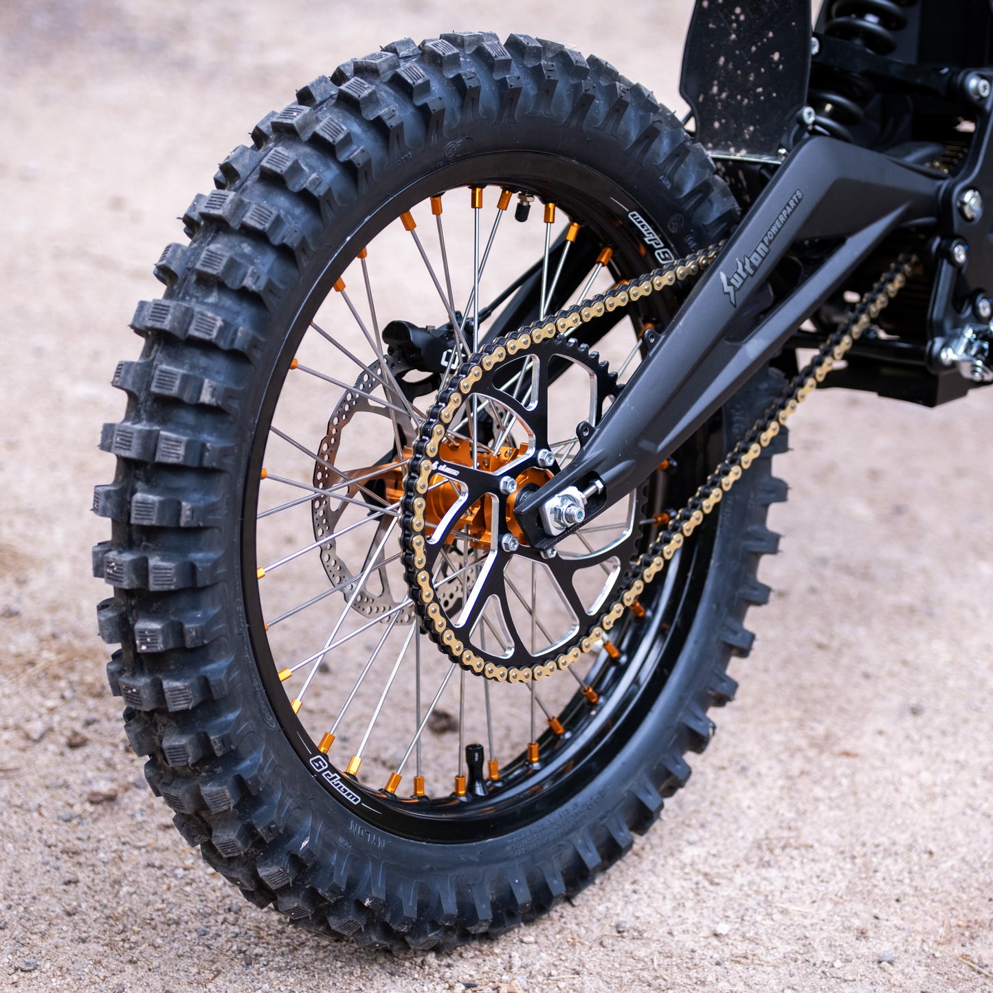 Paar 17" Supermotard-Räder WARP 9 / SUR-RON Light Bee und TALARIA Sting