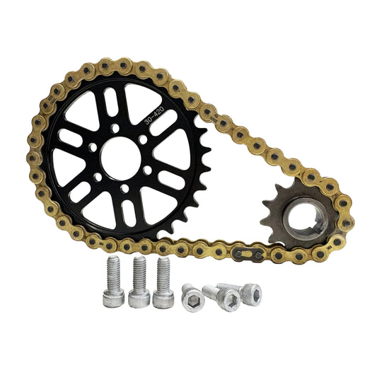 Kit transmission chaîne 420 d'origine E-Ride Pro