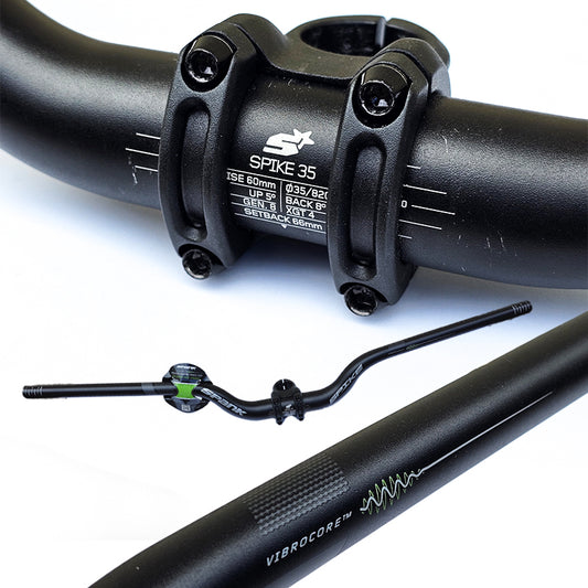 Kit Cintre + Potence Spank Vibrocore / Rise 75mm