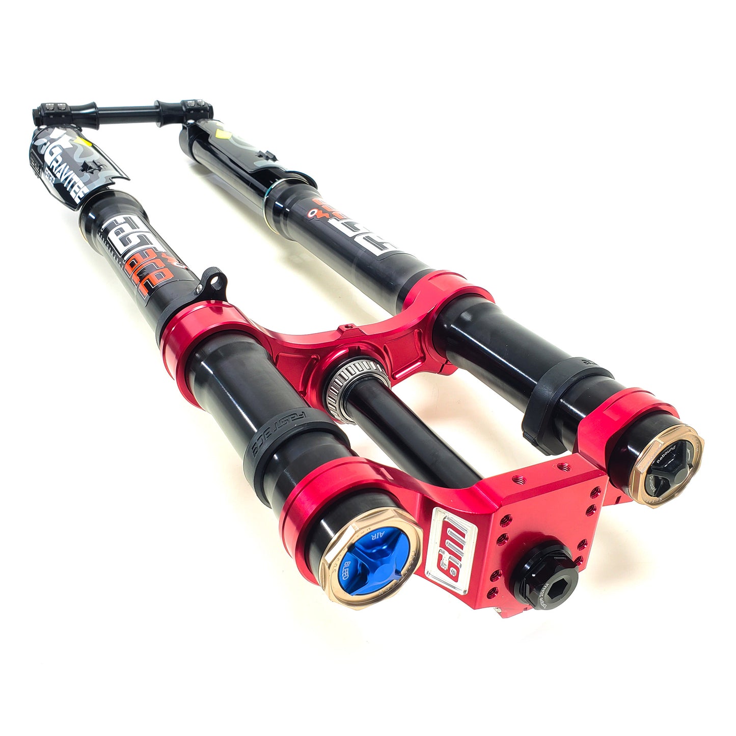 Kit Complet Fourche FastAce Gravitee Préparée Warp 9 & Tés Drop Crown / E-Moto